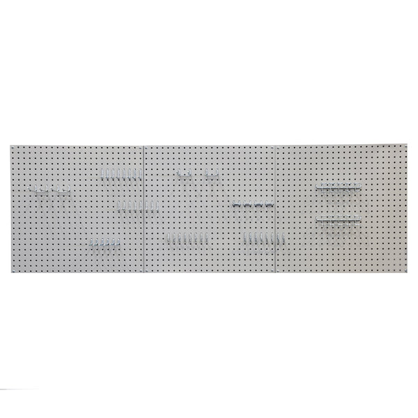 UltraHD® 3-tlg. Lochwand-Set mit 46-tlg. Hakensortiment