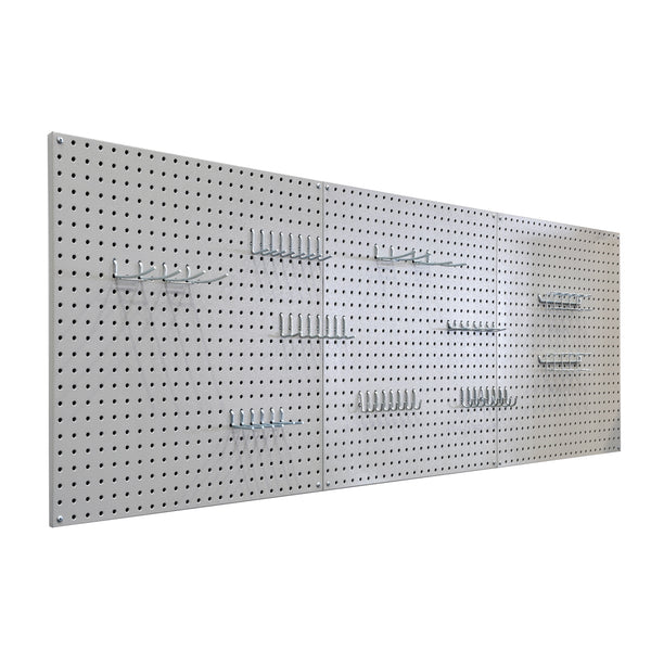 UltraHD® 3-tlg. Lochwand-Set mit 46-tlg. Hakensortiment