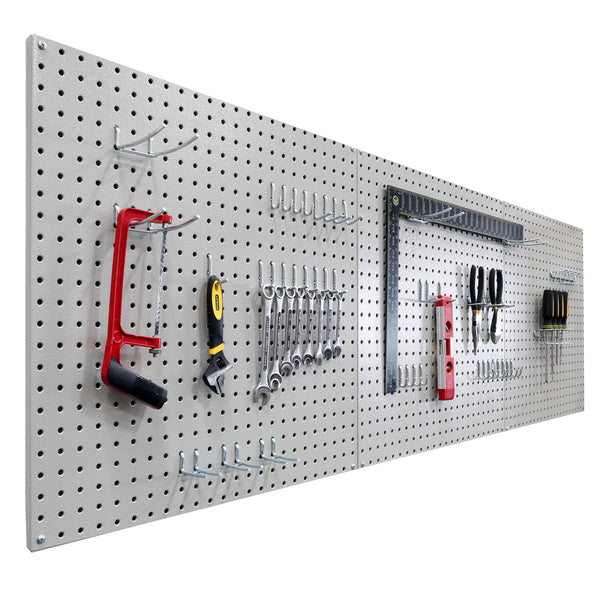 UltraHD® 3-tlg. Lochwand-Set mit 46-tlg. Hakensortiment