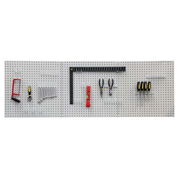 UltraHD® 3-tlg. Lochwand-Set mit 46-tlg. Hakensortiment