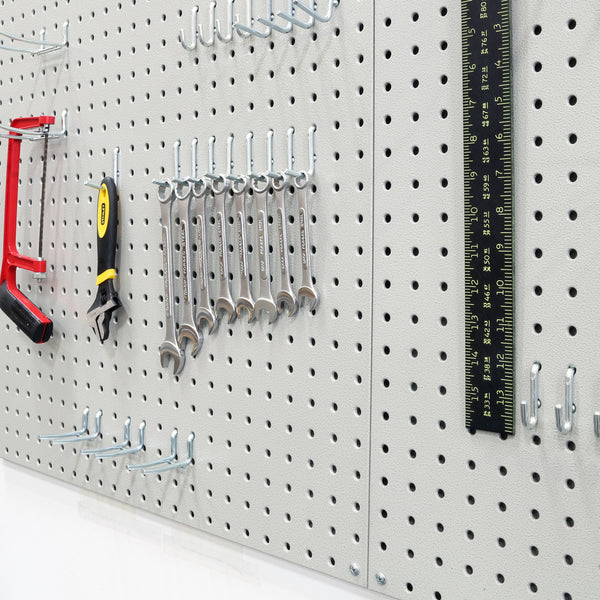 UltraHD® 3-tlg. Lochwand-Set mit 46-tlg. Hakensortiment