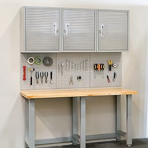 UltraHD® 3-tlg. Lochwand-Set mit 46-tlg. Hakensortiment