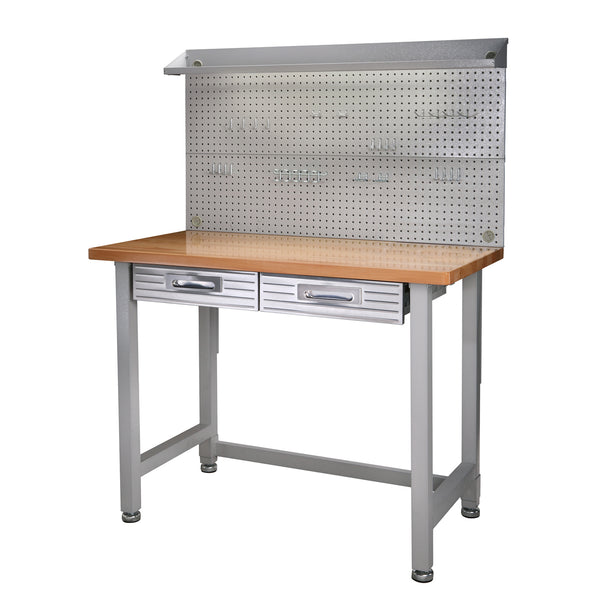 UltraHD® Werkbank mit Lochwand und Hakensortiment