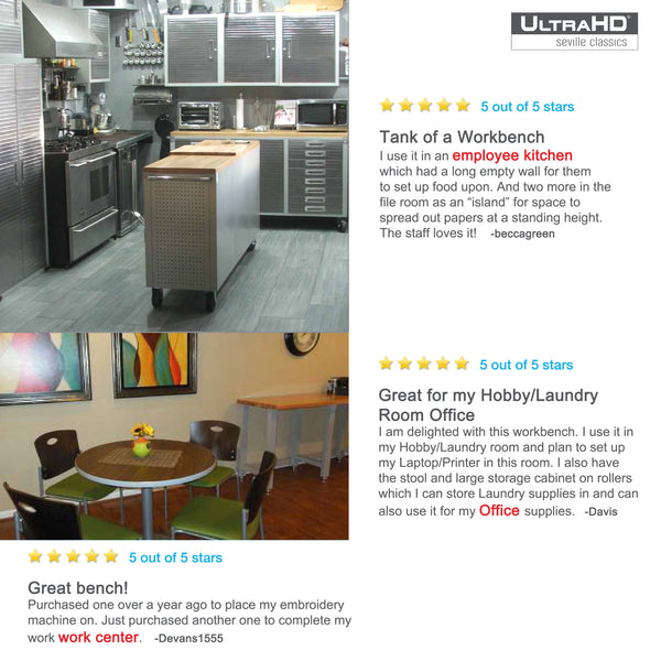 UltraHD® Fahrbare Werkbank mit 11 Schubladen
